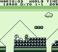 une photo d'Ã©cran de Super Mario Land sur Nintendo Game Boy